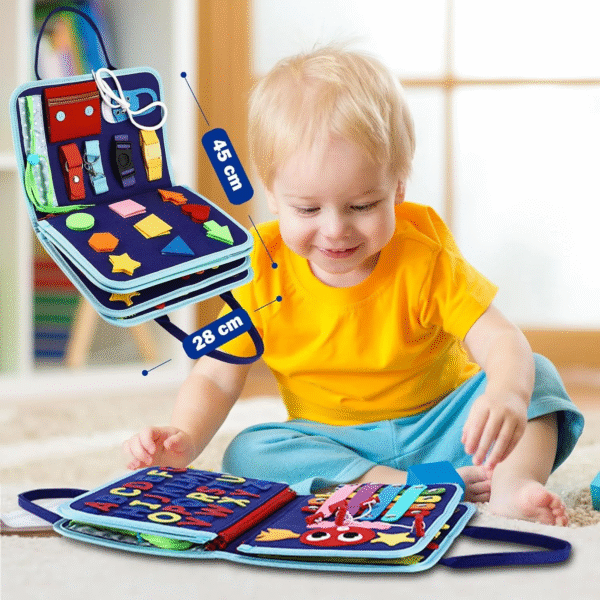 Travel pack busy board montessori learning - Image 2