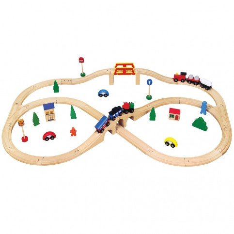 Viga - 56304 Train Set (49pcs) 1